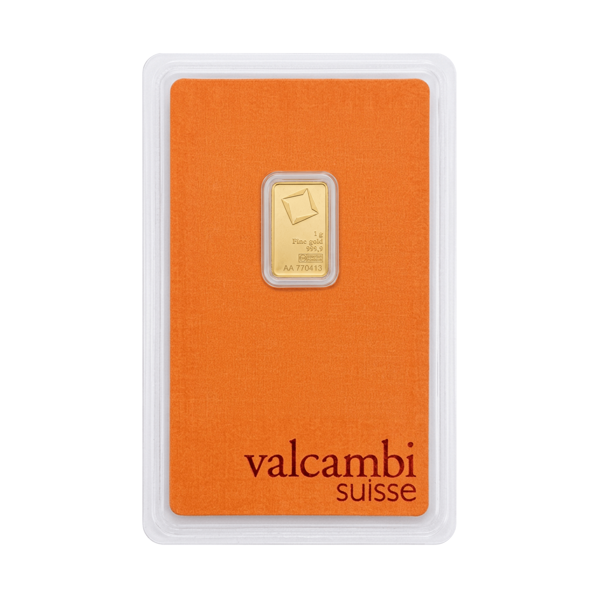 1 Gram Valcambi Swiss Gold Bar