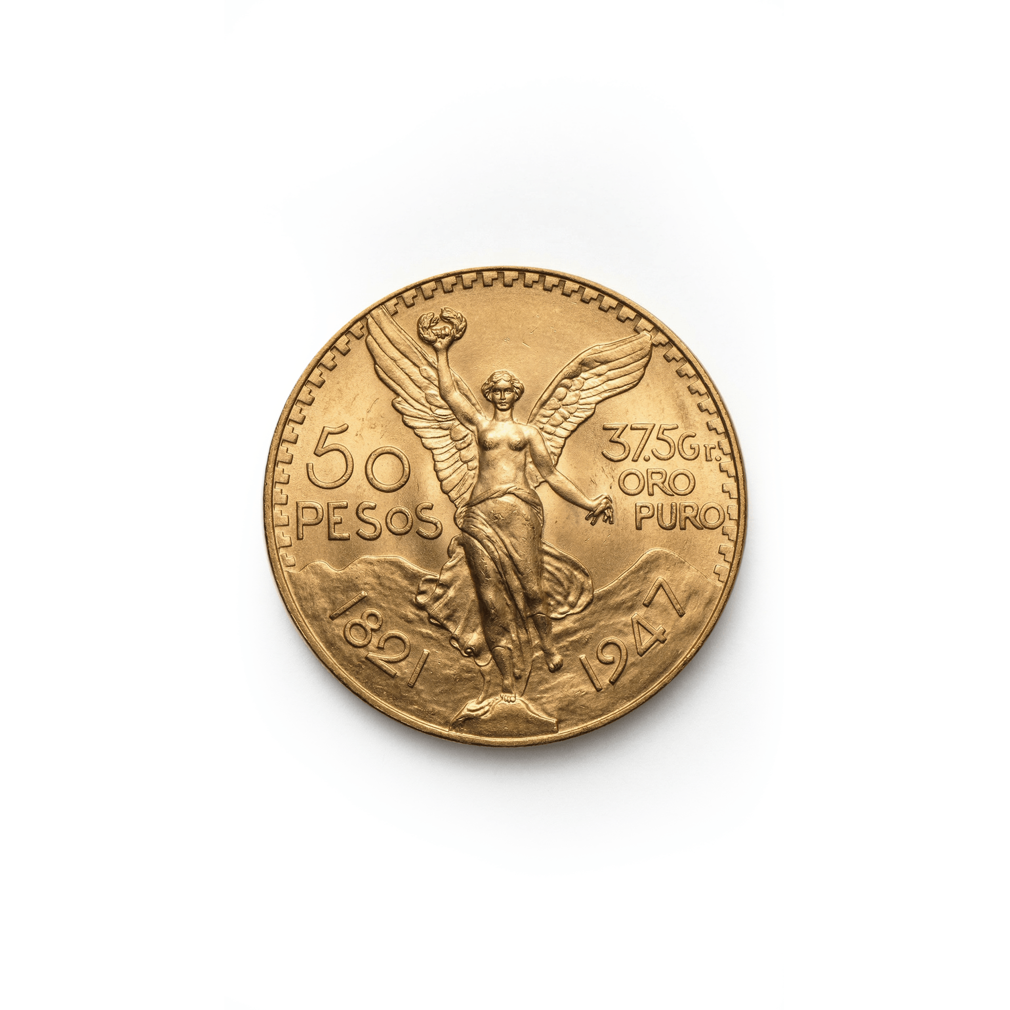 Mexican Gold Centenario 50 Pesos Coin