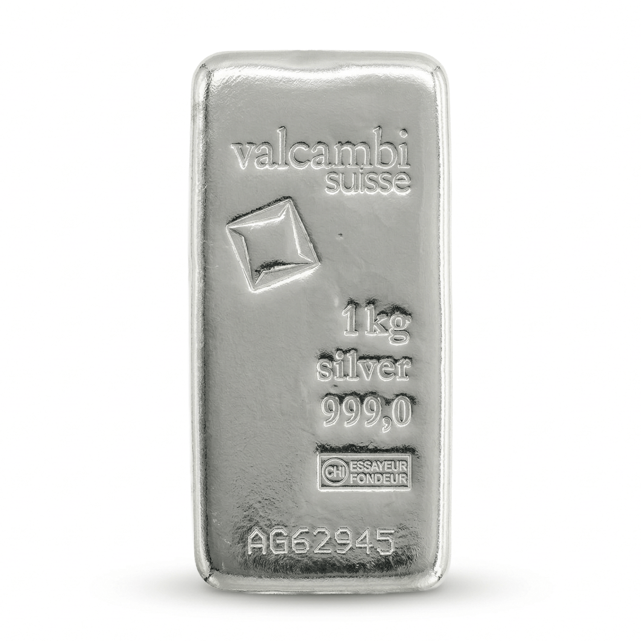 1 Kg Valcambi Swiss Silver Bar